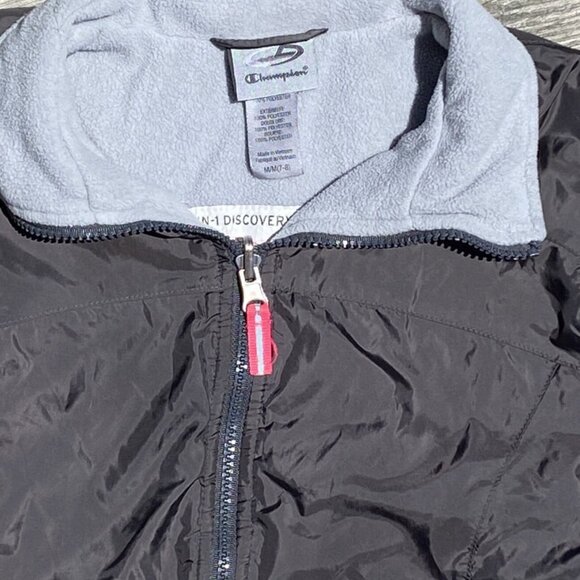 Champion 3-In-1 Wind Water Resistant Jacket w/Fleece Lining Youth M (7-8) - Picture 5 of 14